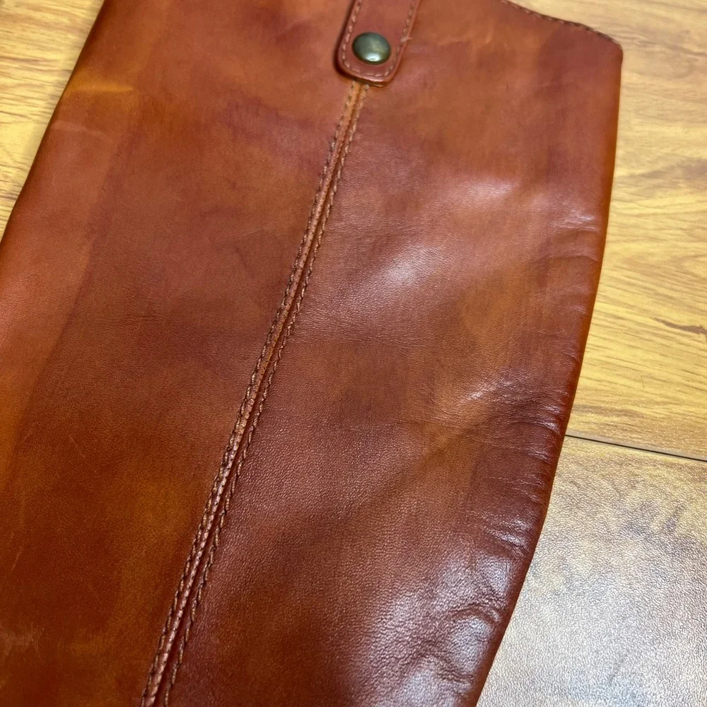 INC International Concepts Fawne Riding Knee High Boot Sz 5.5‎ Cognac Brown NEW